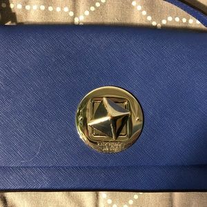 Kate Spade Small Blue Cross Body Purse